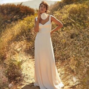 Reformation Ivory Maxi Dress